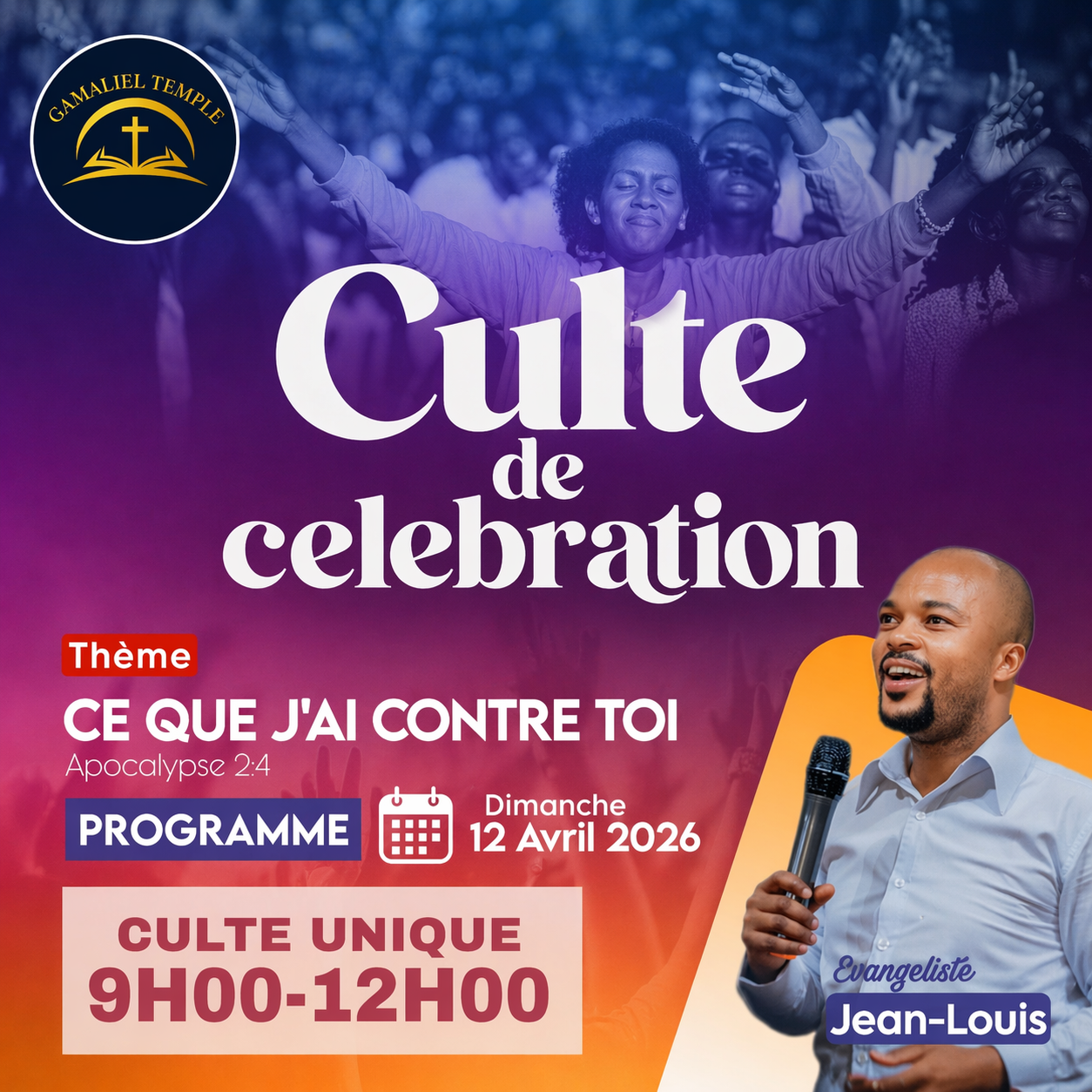 CULTE DE CELEBRATION