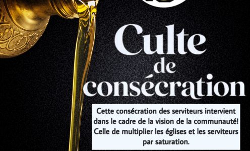CONSECRATION DES SERVITEURS AU NIVEAU DE LA COMMUNAUTE