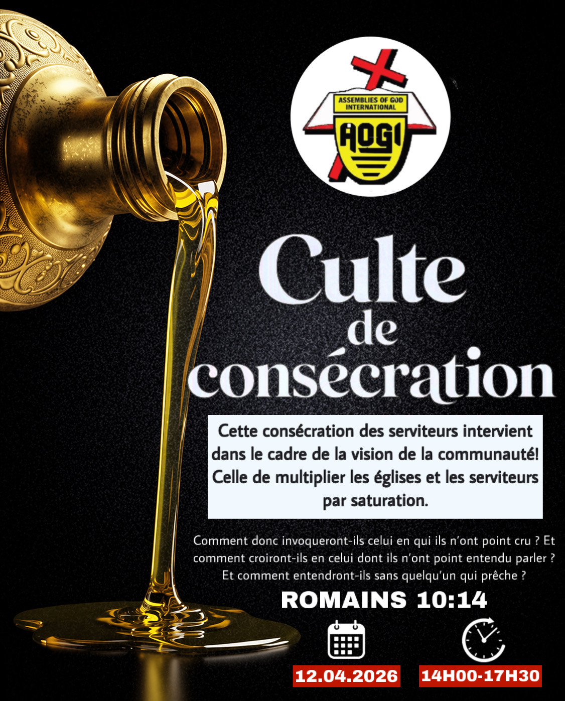 CONSECRATION DES SERVITEURS AU NIVEAU DE LA COMMUNAUTE